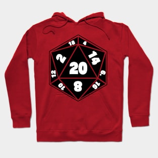 Black D20 Dice Hoodie